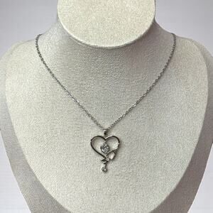 Heart Stethoscope Nurse Necklace